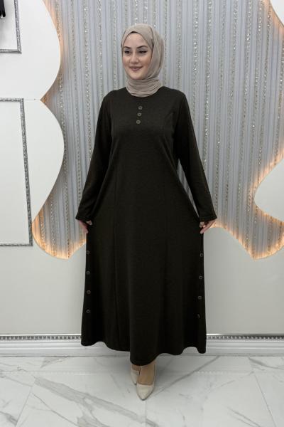 Ahsa Elbise Kahverengi