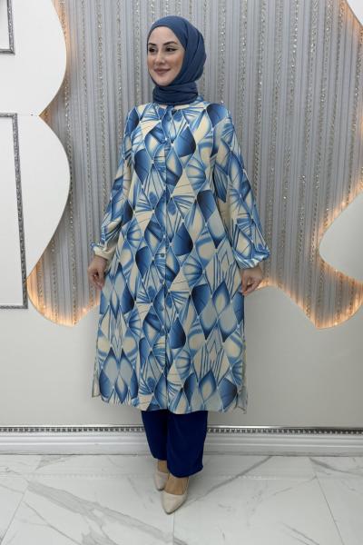 Albora Pantolonlu Takım Mavi