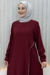 Alımlı Abiye Bordo