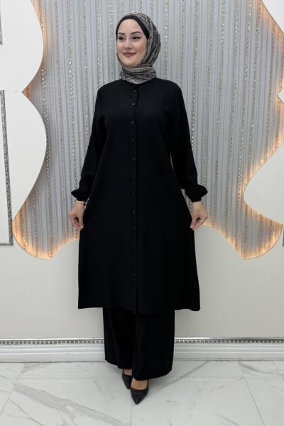 Aslıhan Pantolonlu Takım  Siyah