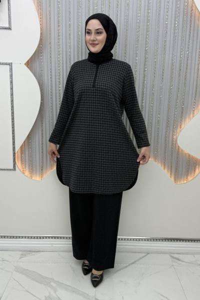 Atlantik Pantolonlu Takım Siyah