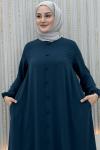 Ayende Elbise Petrol Mavisi