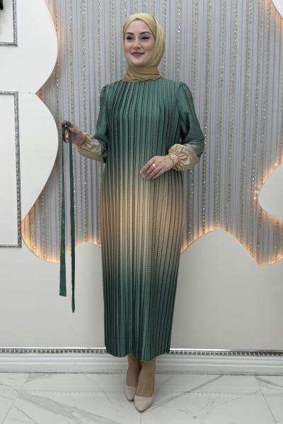 Birce elbise  Zümrüt