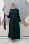 Büşra Elbise Zümrüt