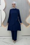 Ceylin Pantolonlu Takım Mavi