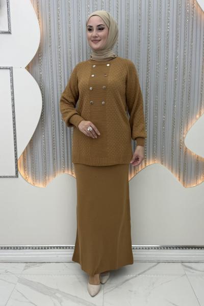 Dicle Etekli Takım Camel