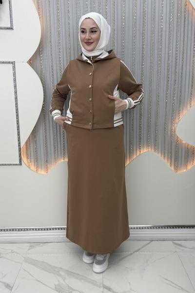 Ekim Yelekli Elbise Vizon