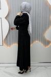 Eyşan elbise Siyah