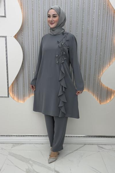 Fersan Pantolonlu Takım Gri