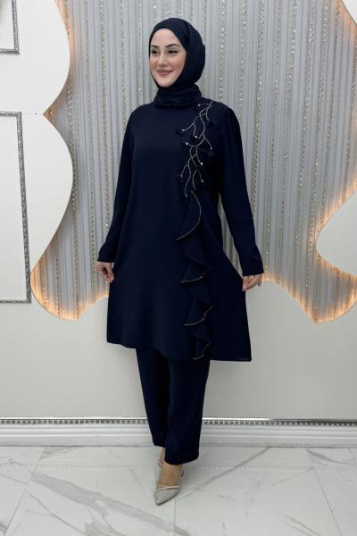 Fersan Pantolonlu Takım Lacivert