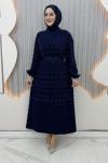 Feyza Elbise Lacivert