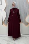 Gökçe Elbise Bordo
