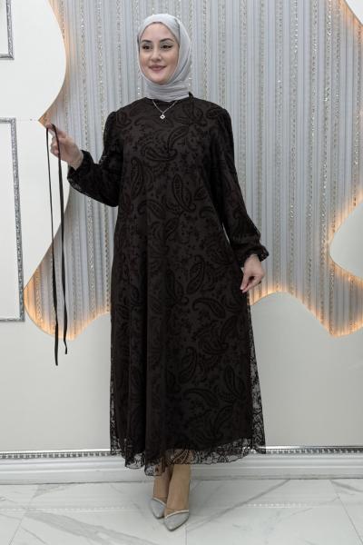 Göksel Elbise Kahverengi