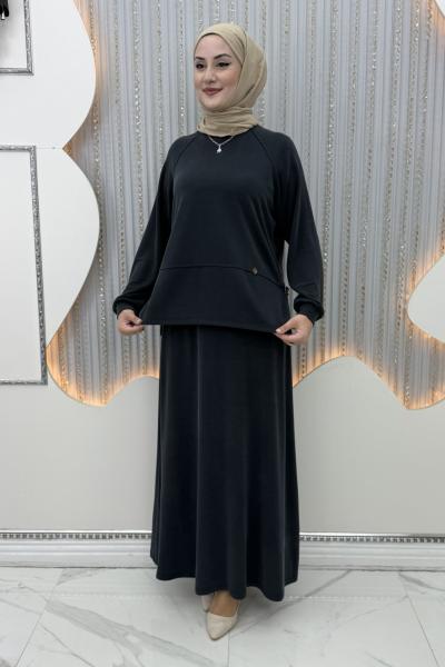 Göksu Etekli Takım  Siyah