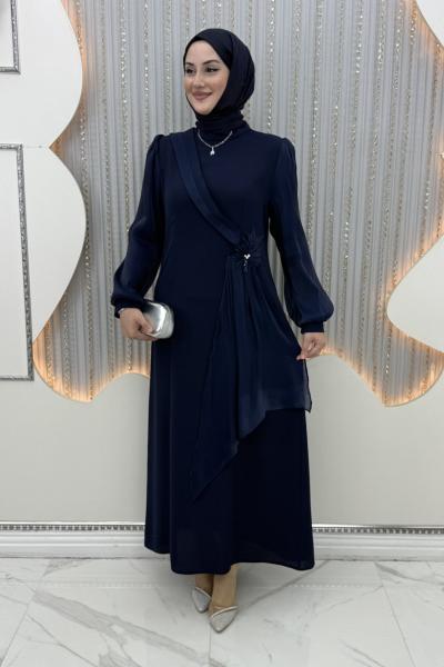 Gülüş Abiye Lacivert