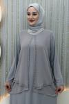 Hadise elbise Gri
