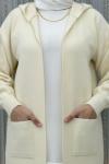 Hanzade Hırka Ekru