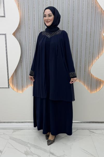 Hediye Elbise Lacivert
