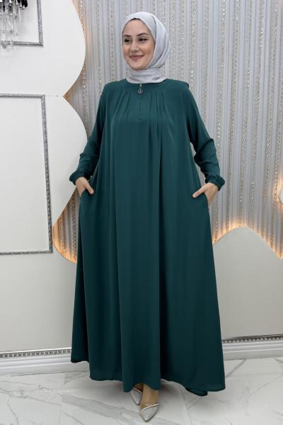 Ilım Elbise Zümrüt