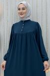 İlsu Elbise Petrol Mavisi