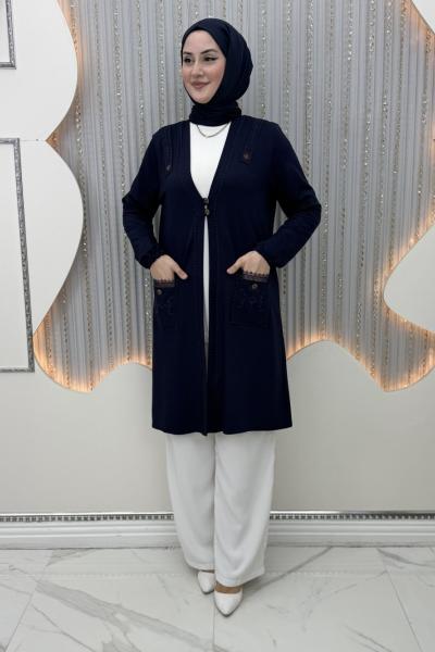 İzel Hırka Lacivert