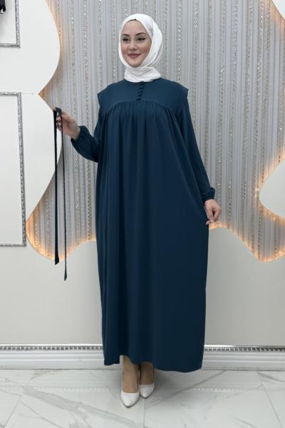 Karden Elbise Petrol Mavisi