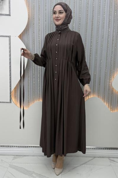 Lumia Elbise Kahverengi