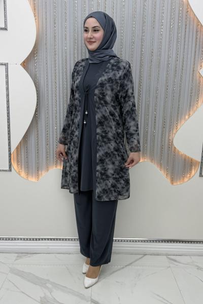 Mevsim 3’lü takım Antrasit