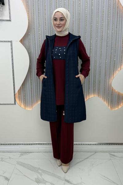 Milan 3’lü Takım Bordo