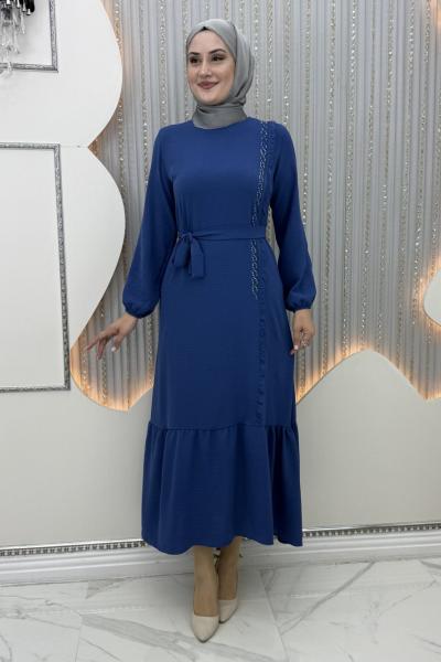 Müjgan elbise Mavi