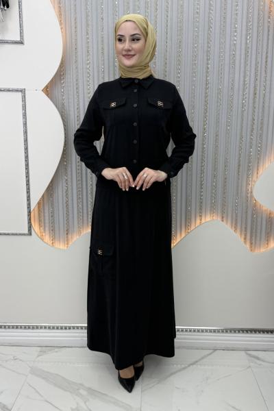 Nazenin Etekli Takım Siyah