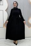 Nisa Elbise Siyah