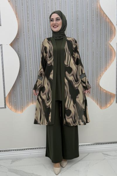 Rüya Pantolonlu Takım Haki