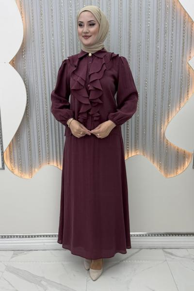 Selisa Etekli Takım Mürdüm