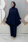 Veda Pantolonlu Takım Lacivert
