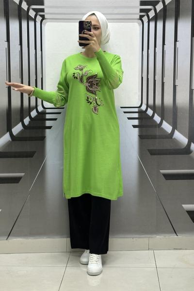 Violet triko takım  Fıstık Yeşili