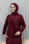 Zernişah Etekli Takım Bordo