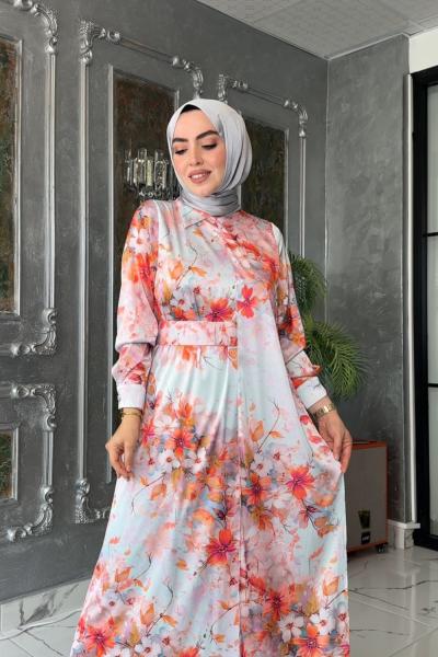 Hesna Elbise-Turuncu