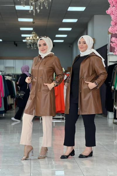 Kısa Deri Trenç Taba