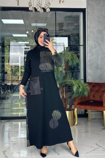 Müjde Elbise Siyah
