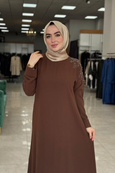 Pelin Elbise-A.kahve