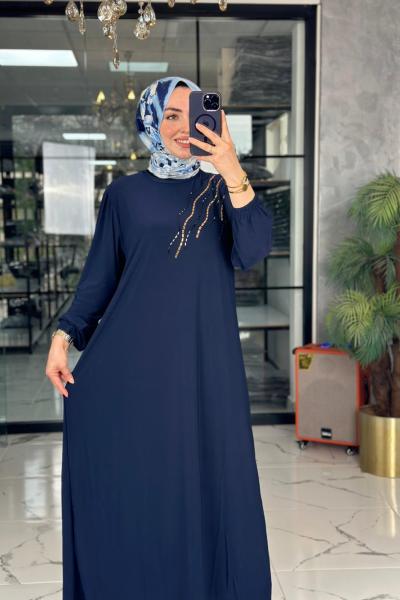 Serpil Elbise-Lacivert