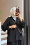 Violet Etekli Takım Siyah