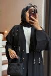 ZAHHA ABAYA TAKIM Siyah