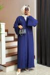 ZAHHA ABAYA TAKIM Lacivert