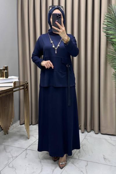 Belis Etekli Takım Lacivert