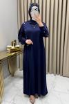 Farima Elbise Lacivert