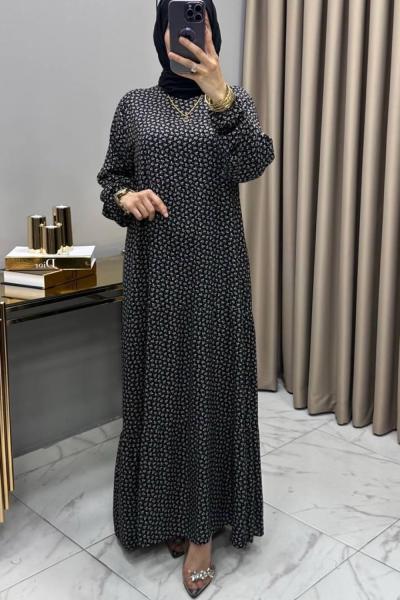 Gülsüm Elbise Siyah