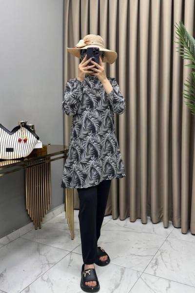 Haşema Üçlü Takım Beyaz