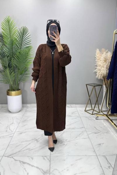 Kiraz Hırka Kahverengi